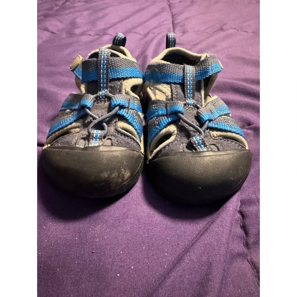 Keen Newport H2 Kids Navy Blue Water Sandals Size 7 Toddler 1014251